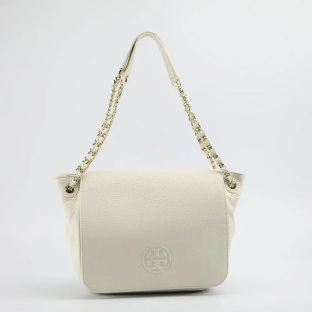 Tory Burch white bombe small shoulder bag/cross body with dust bag
